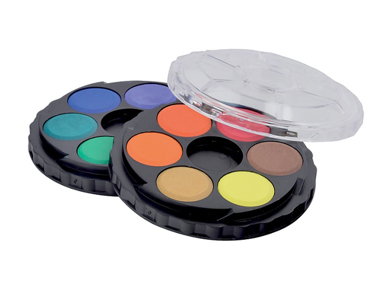 Фарби акварельні 12 кольорів Koh-i-Noor, без пензлика, пластикова компактна уп