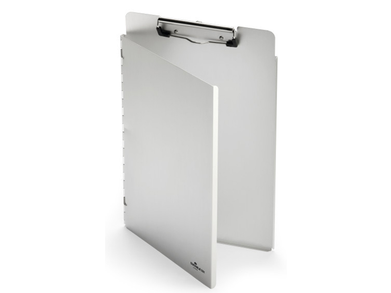 Планшет-папка (кліпборд) А4 L Durable, алюміній, сріблястий металік