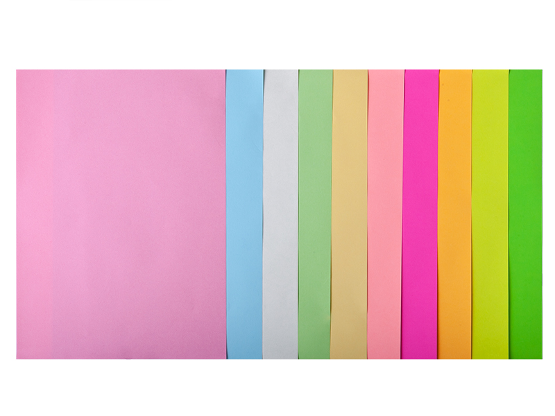 Папір кольоровий А4 80г/м2 PASTEL+NEON, 50 аркушів (10 кольорів) , пастельний + неоновий