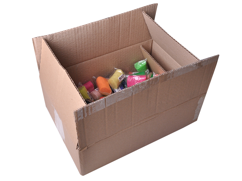 Пластилін повітряний 24 кольора 420г Zibi BABY (картонна коробка)