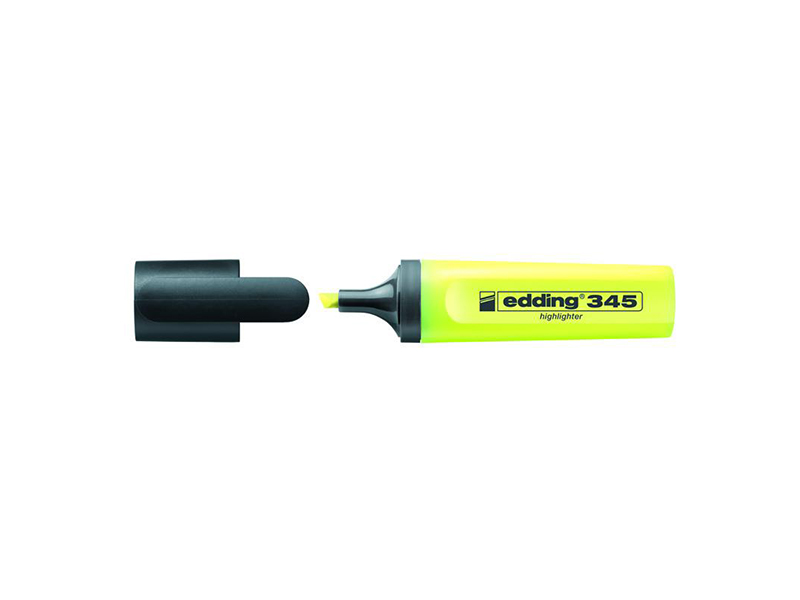 Текст-маркер edding Highlighter 2-5мм, жовтий