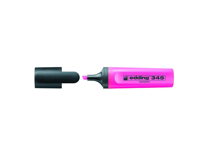 Текст-маркер edding Highlighter 2-5мм, рожевий