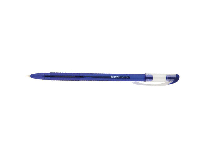 Ручка кулькова синя 0,7мм на масляній основі Axent Glide