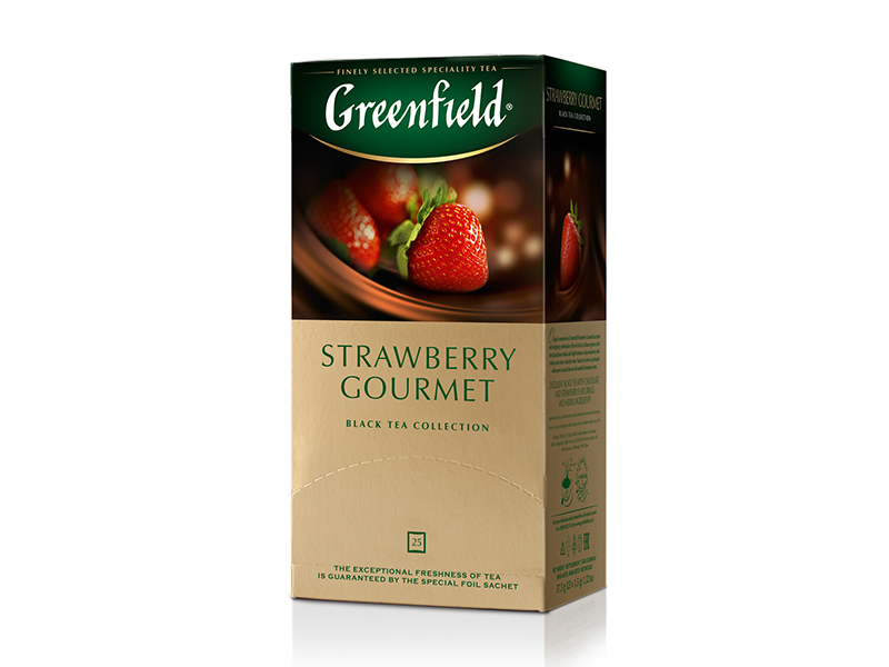 Чай чорний пакетований Greenfield 25пак Strawberry Gourmet