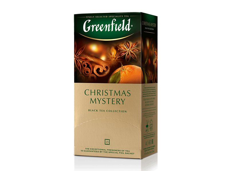 Чай чорний пакетований Greenfield 25пак Christmas Mystery