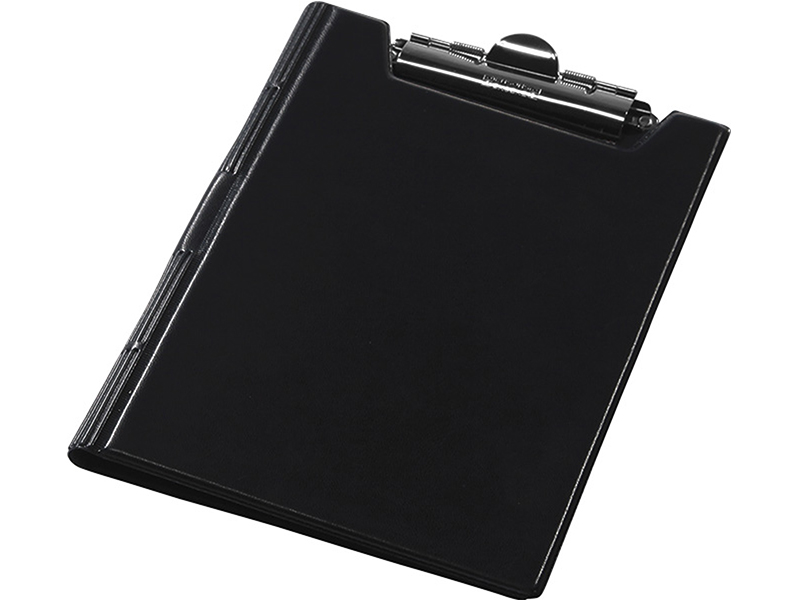 Планшет-папка (кліпборд) А4 Panta Plast, картон/ПВХ, чорний