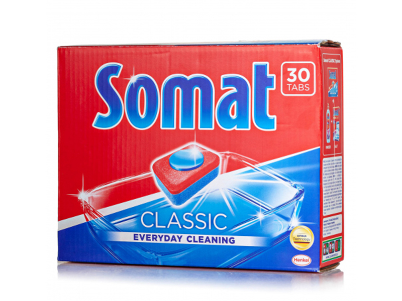 Засіб для посудомийних машин в таблетках Somat Classic 30+30шт
