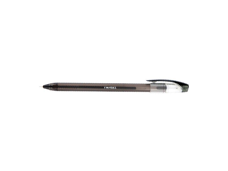 Ручка гелева чорна 0,5мм, Unimax Trigel