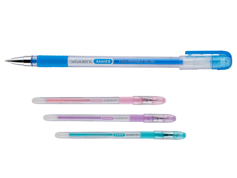 Ручка "пиши-витирай" гелева синя 0,7мм, Axent-1071 Student