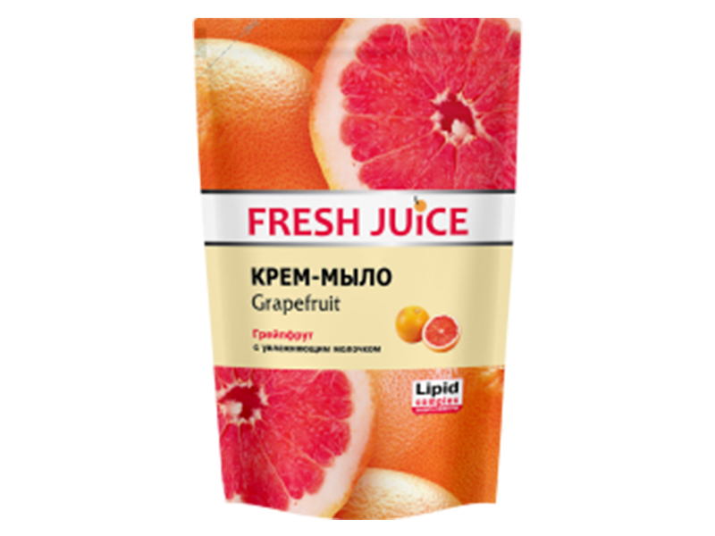 Рідке крем-мило Fresh Juice 460г (дой-пакет), грейпфрукт