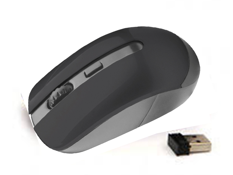 Мишка бездротова USB 800-1600dpi оптична HAVIT HV-MS989GT black, чорний