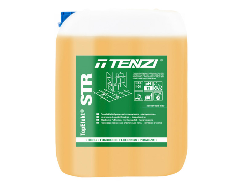 Засіб миючий для еластічних підлог (лінолеум, ПВХ, релин) концентрат TENZI TOPEFEKT STR 10л (каністра)
