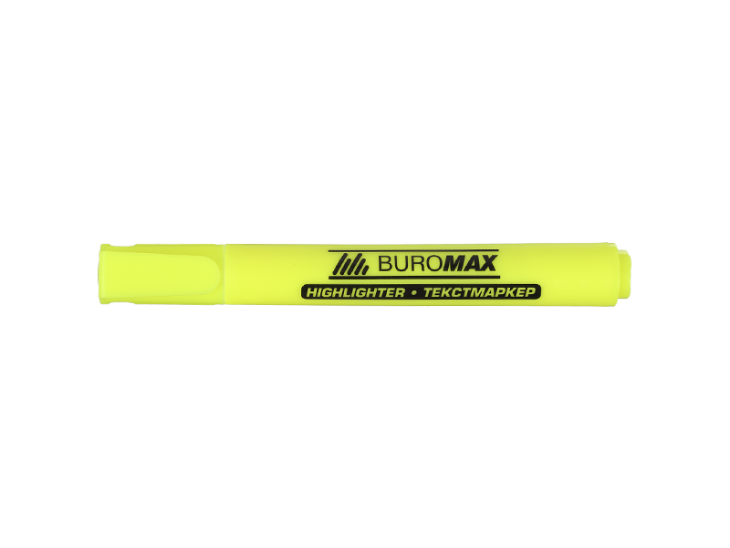 Текст-маркер BM8906-08 жовтий NEON 1-4,6мм круглий