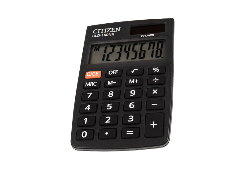 Калькулятор карман. 8-розр. Ciitizen SLD-100 NR, 58х88х10мм