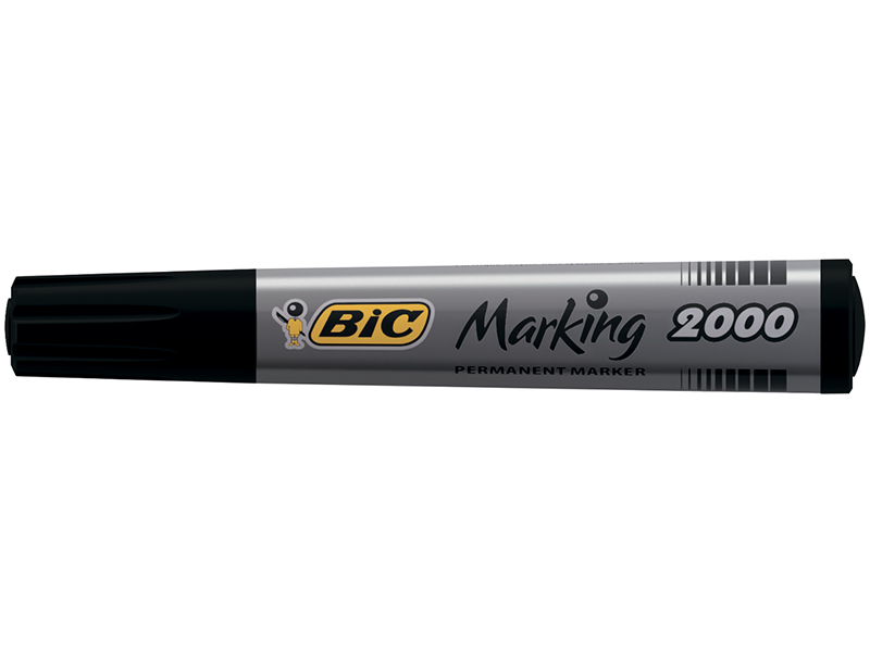 Маркер перманентний BIC 2000  1,5-3мм, чорний