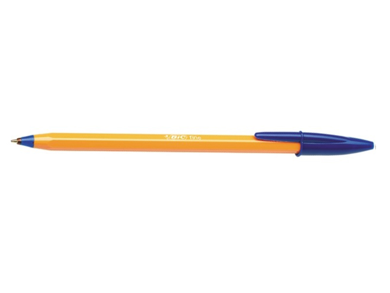 Ручка шариковая синяя 0,3мм  на масляной основе BIC "Orange"