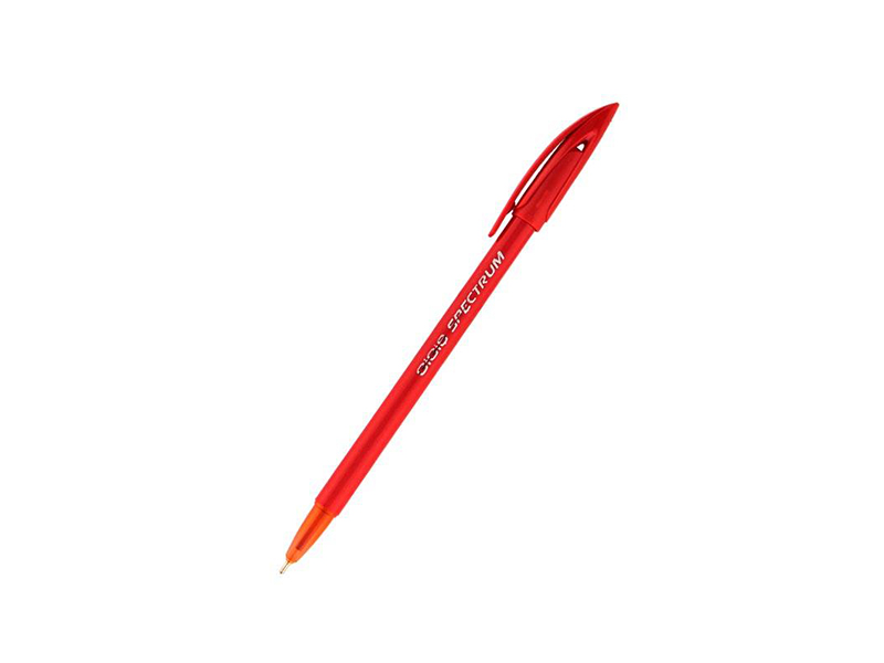 Ручка шариковая красная 0,7мм UNIMAX SPECTRUM (1500 м)