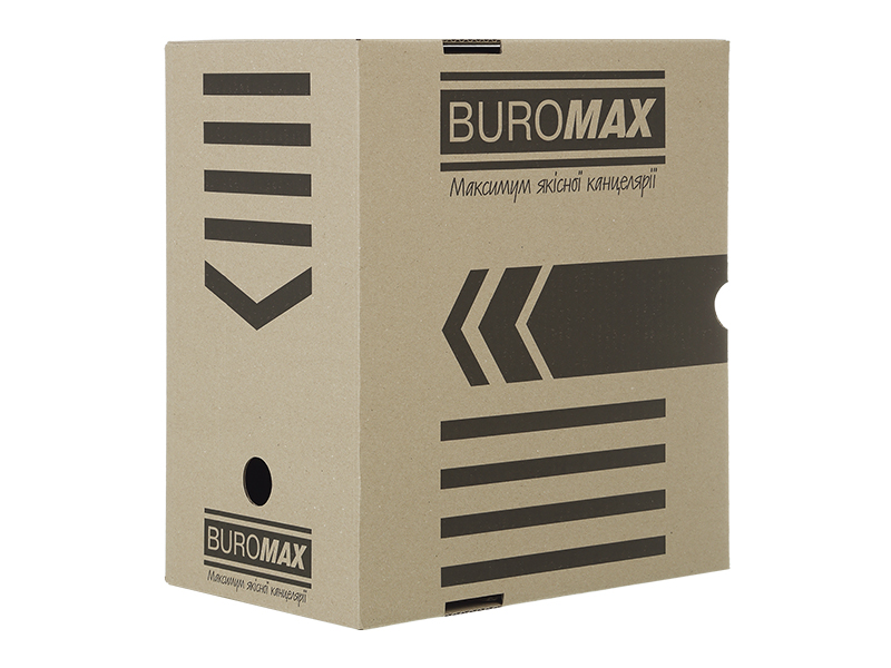 Бокс для архівації документів 200мм (340х300х200мм) Buromax, крафт